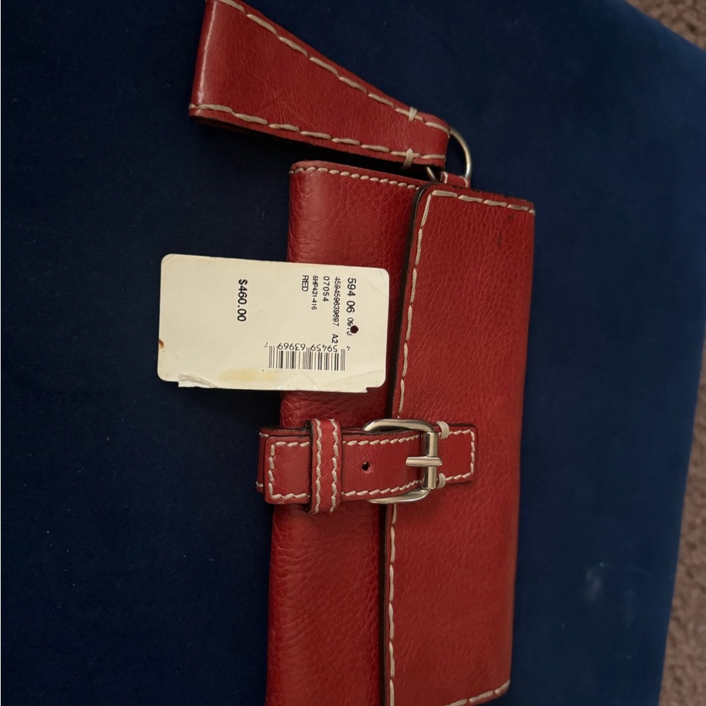 Red Authentic Chloe Wallet - Picture 10 of 12